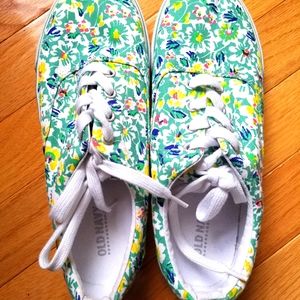 Old Navy Girls Floral Sneakers